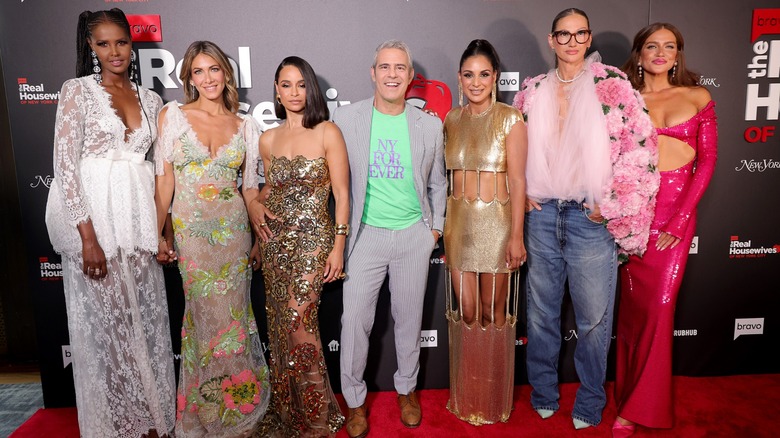 Jenna Lyons and the RHONY cast plus Andy Cohen