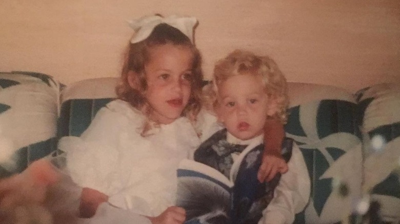 Riley Keough as a little girl