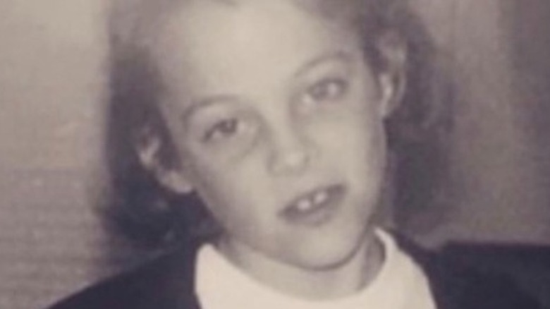 Riley Keough as a preteen