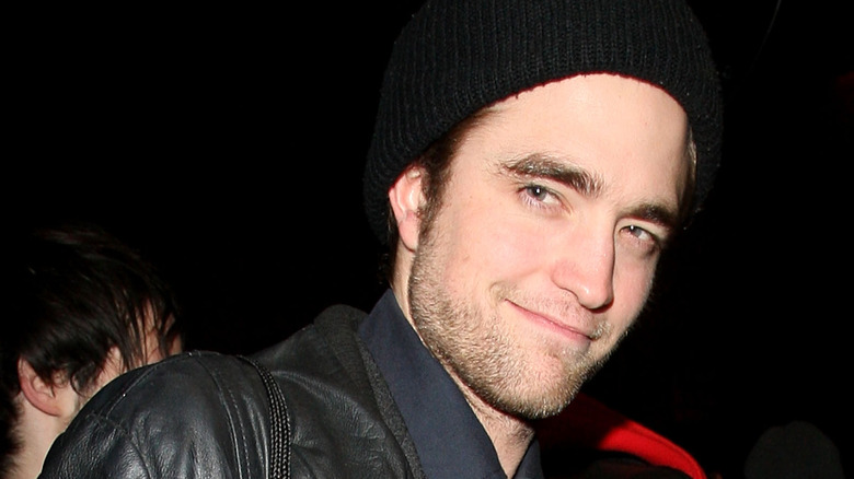 Robert Pattinson smiling