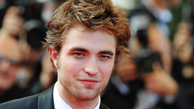 Robert Pattinson smiling