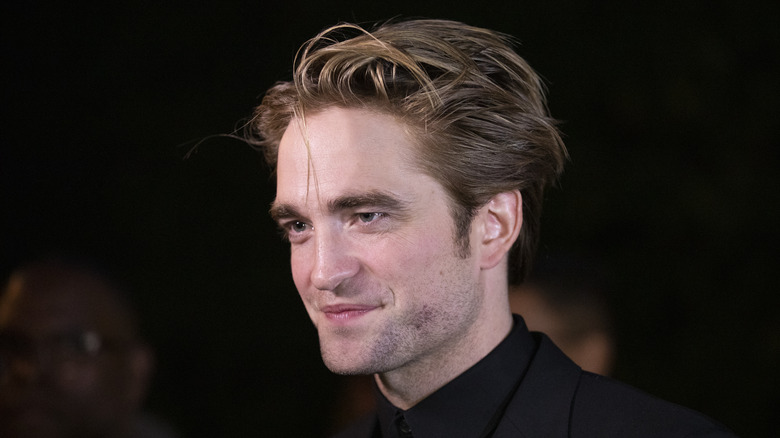 Robert Pattinson smiling