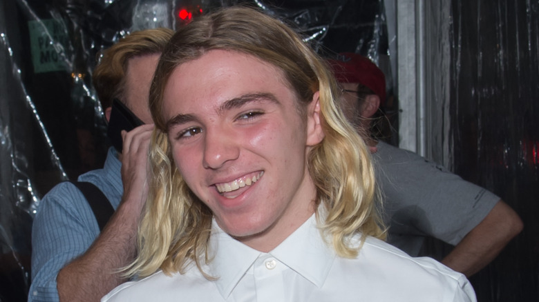 Rocco Ritchie smiling in 2015