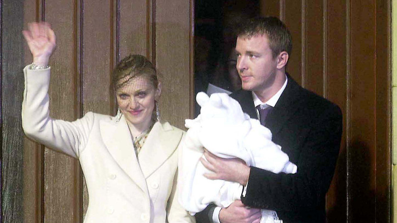 Madonna, Guy Ritchie, and infant Rocco