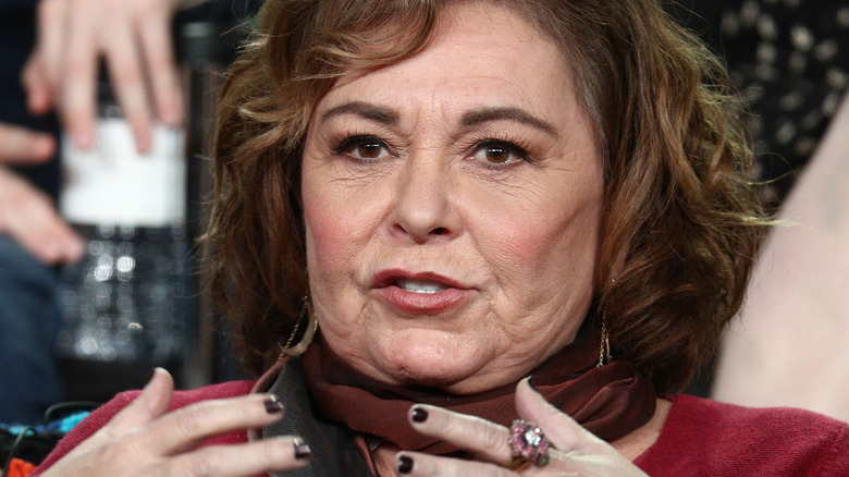 Roseanne Barr speaking