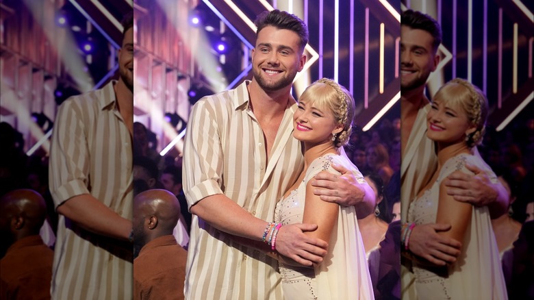 Harry Jowsey and Rylee Arnold during DWTS