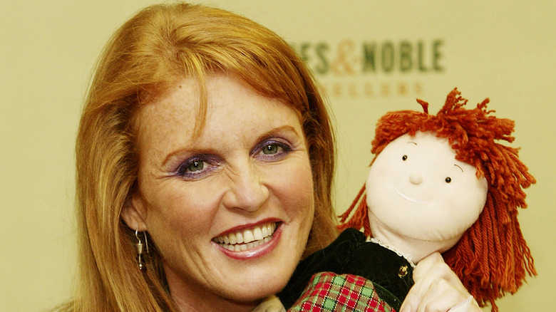 Sarah Ferguson with Little Red