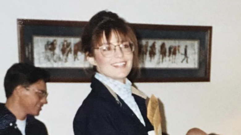 Young Sarah Palin smiling