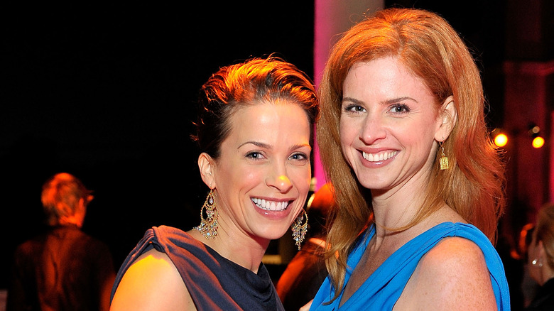 Christina Cox and Sarah Rafferty smiling, 2009