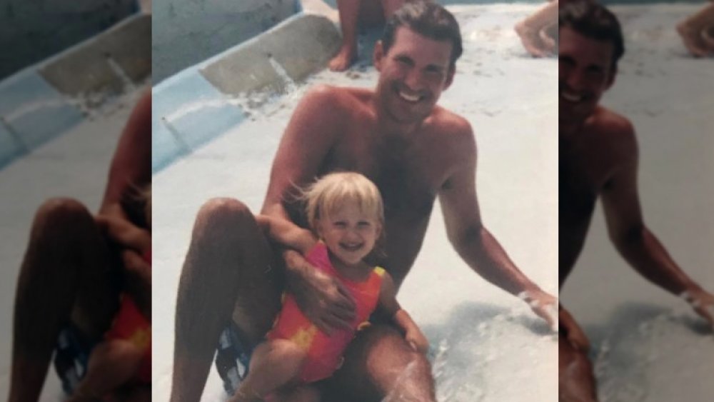 Savannah Chrisley as a kid with her father, Todd Chrisley