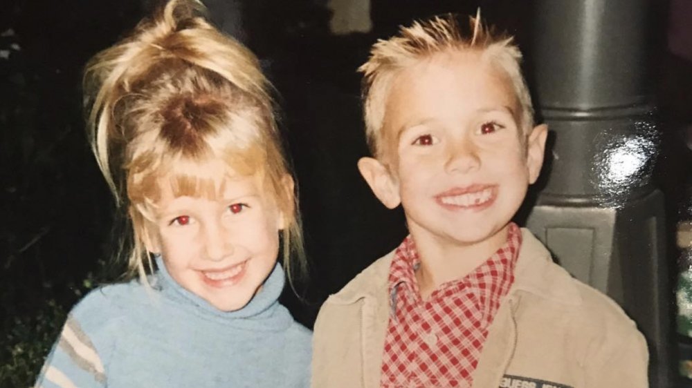 young Savannah Chrisley with her brother Chase Chrisley