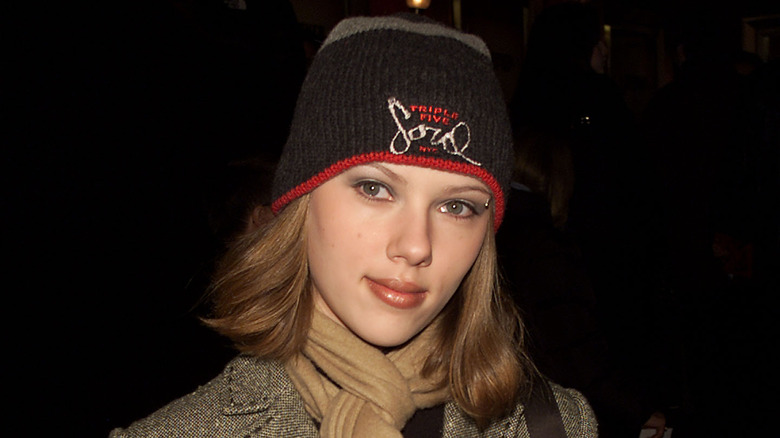 Scarlett Johansson at a premiere in 2000