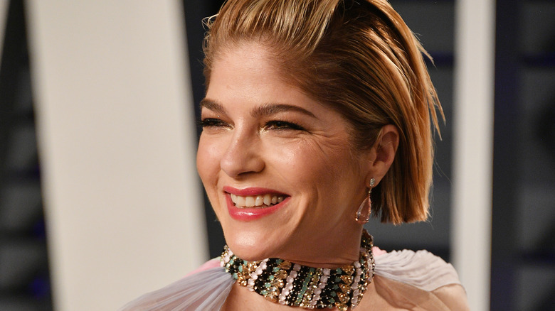 Selma Blair smiling