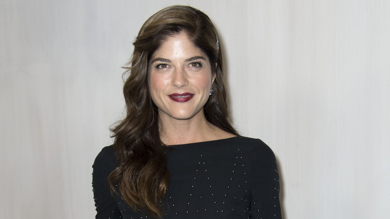 Selma Blair smiling