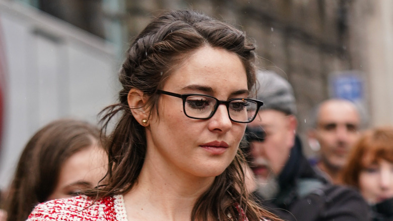 Shailene Woodley looks pensive