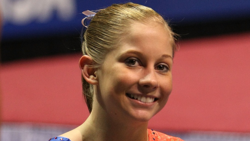 Shawn Johnson smiling, close-up