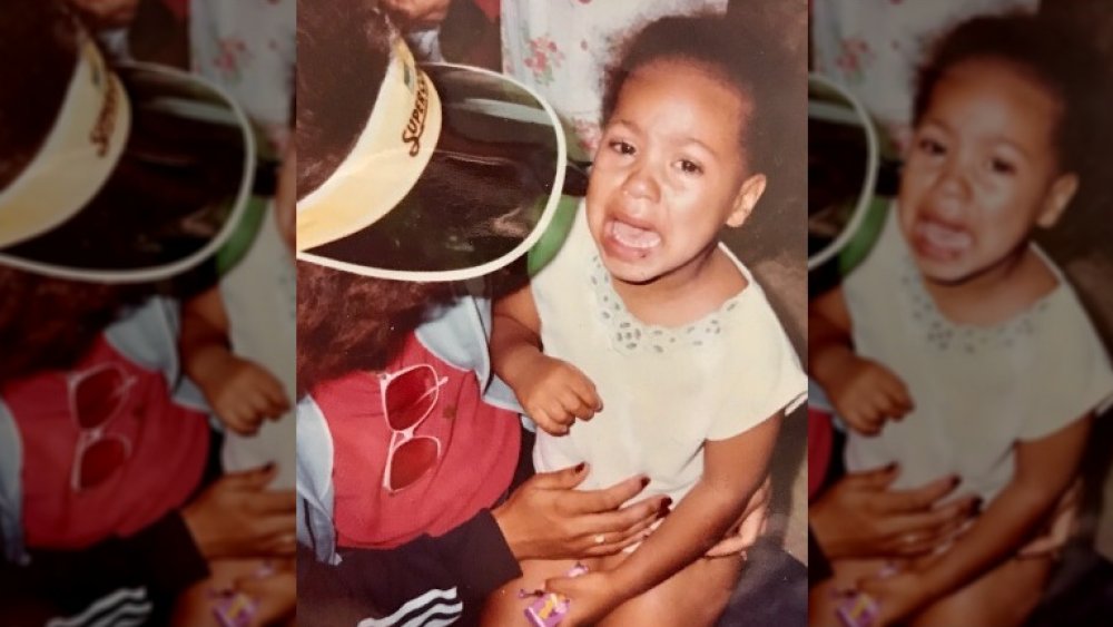 Sheinelle Jones as a toddler