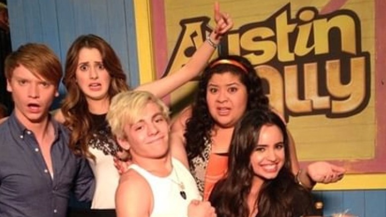 The cast of Austin & Ally