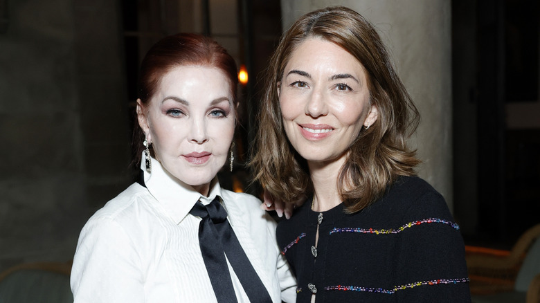 Priscilla Presley, Sofia Coppola smiling