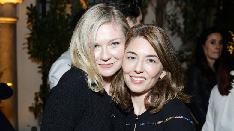 Sofia Coppola, Kirsten Dunst smiling together