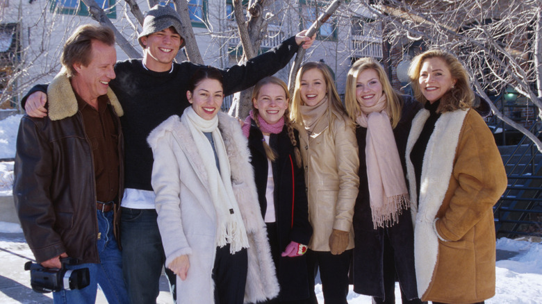 Sofia Coppola with cast, crew