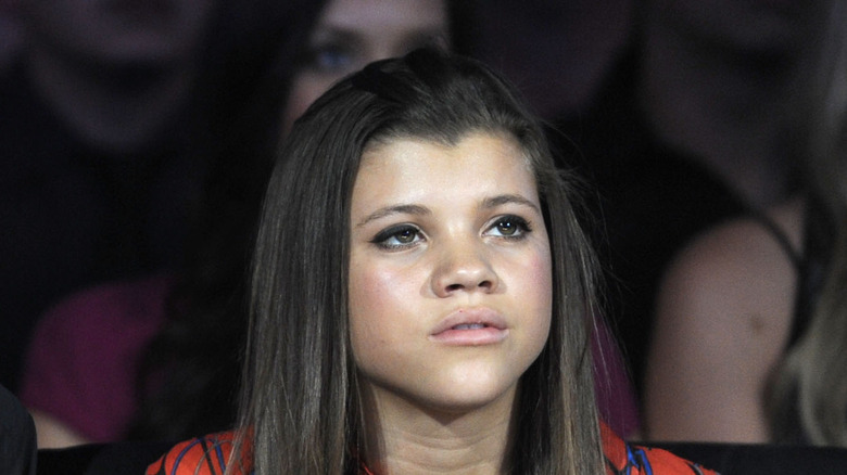 Sofia Richie frowning 