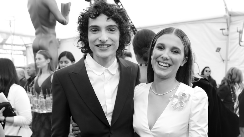 Finn and Millie Bobby Brown 