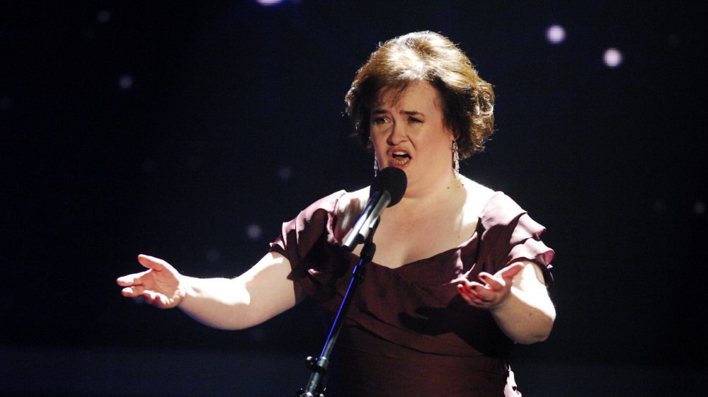 Susan Boyle performing