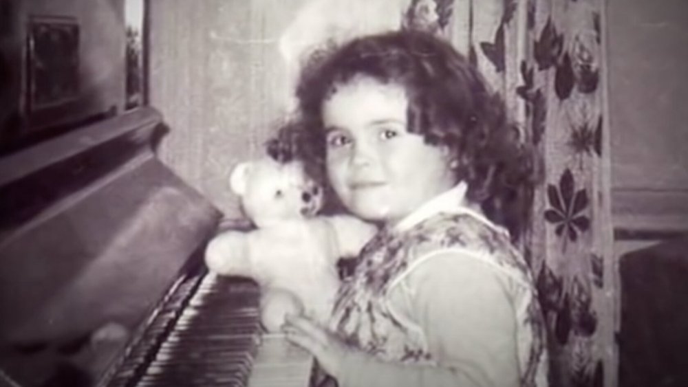 young Susan Boyle at the piano 