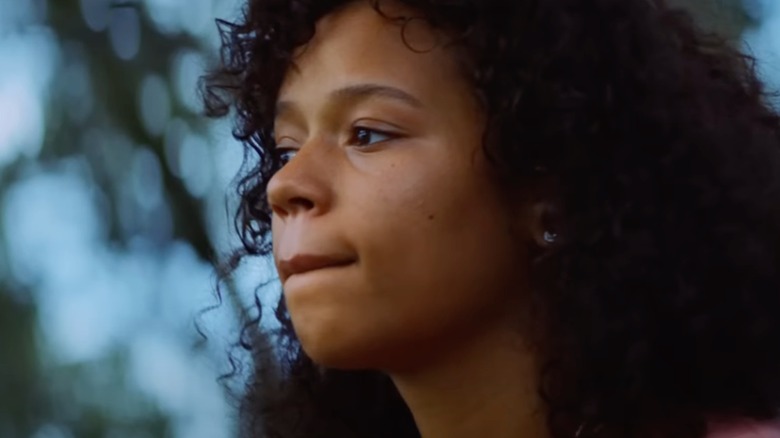 Taylor Russell playing Emily in Waves