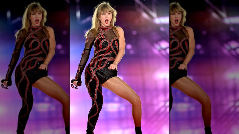 Taylor Swift red snake outfit Eras Tour