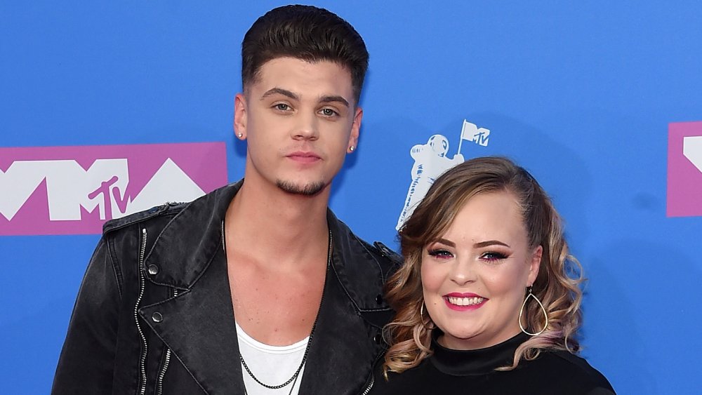 Catelynn Lowell and Tyler Baltierra at the 2018 MTV Video Music Awards