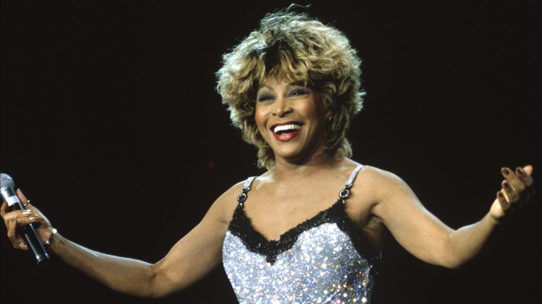 Tina Turner performing