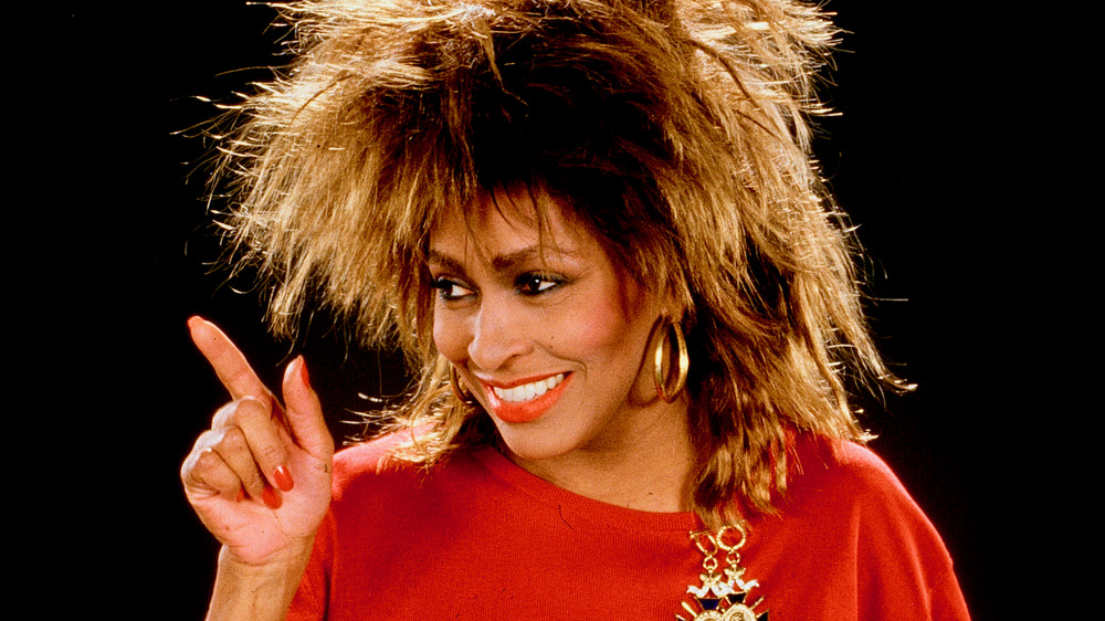 Tina Turner pointing finger