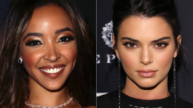 A split image of Tinashe and Kendall Jenner