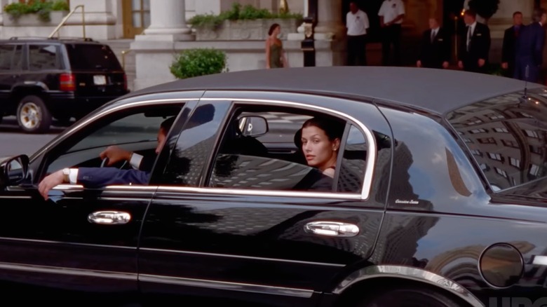 Bridget Moynahan in scene from Sex and the City