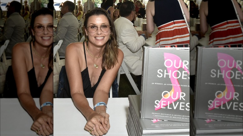 Bridget Moynahan promoting her book