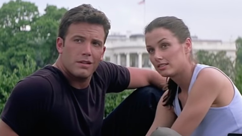 Ben Affleck and Bridget Moynahan in The Sum of All Fears