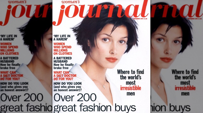 Young Bridget Moynahan on cover of Women's Journal