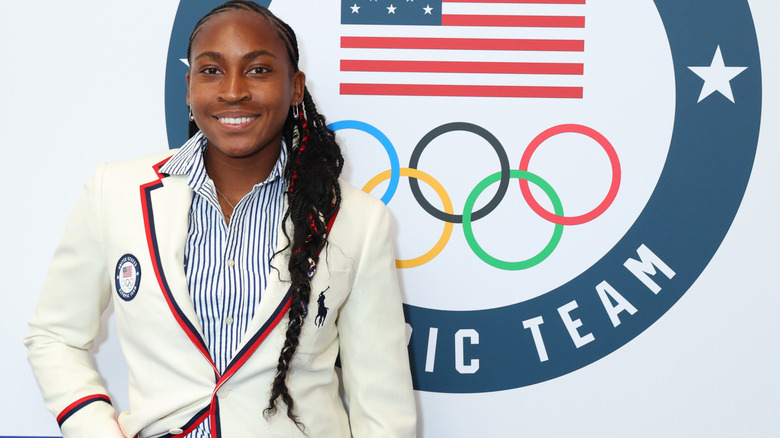 Coco Gauff at the 2024 Olympics