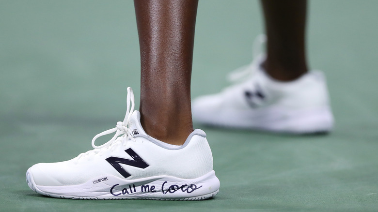 Coco Gauff's New Balance sneakers