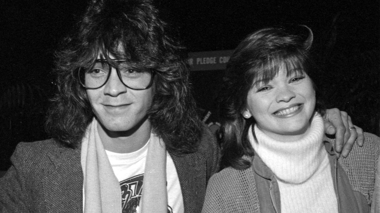Eddie Van Halen and Valerie Bertinelli pictured together