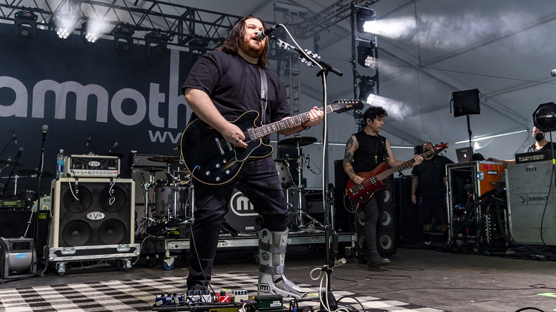 Wolfgang Van Halen performing with Mammoth WVH