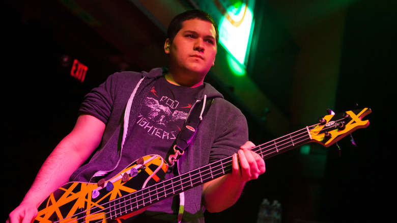 Wolfgang Van Halen performing in 2013