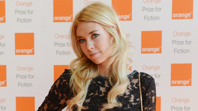 Closeup of Vanessa Kirby posing