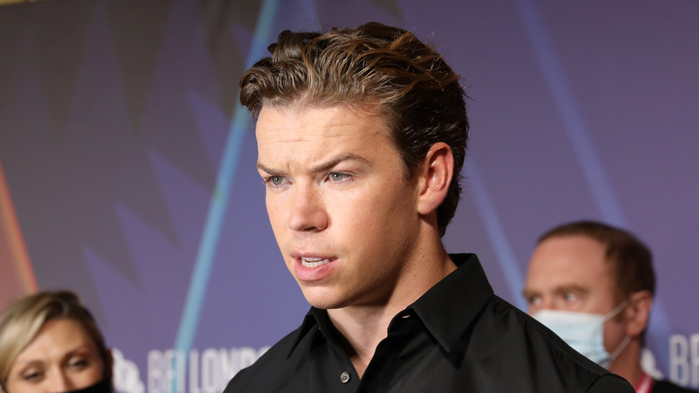 Will Poulter being interviewed