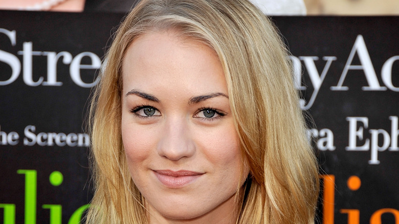 Yvonne Strahovski at a premier