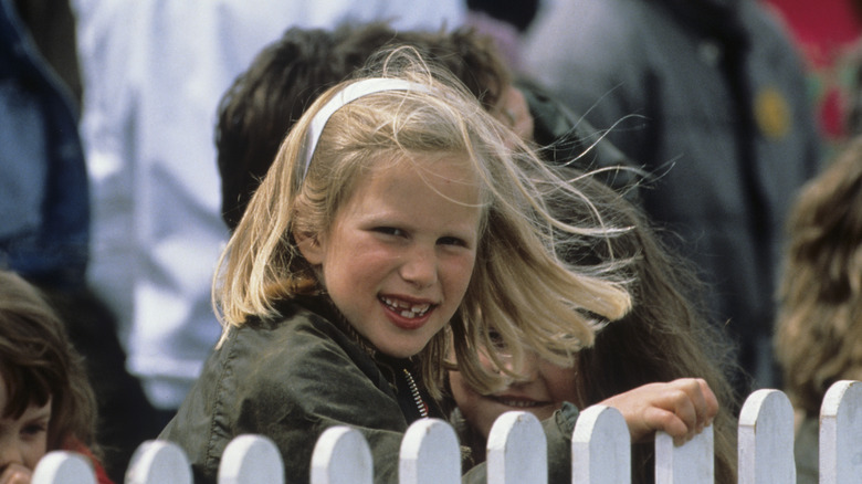 Zara Tindall in 1988 