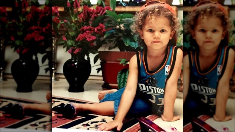 Zendaya as a kid