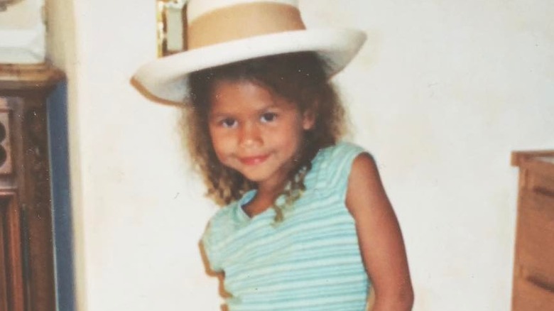 Zendaya as a child